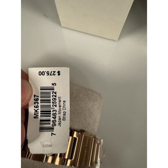 Michael Kors MK6367 Brecken Rose Gold Dial Rose Gold Chronograph Women's Watch - Picture 3 of 8